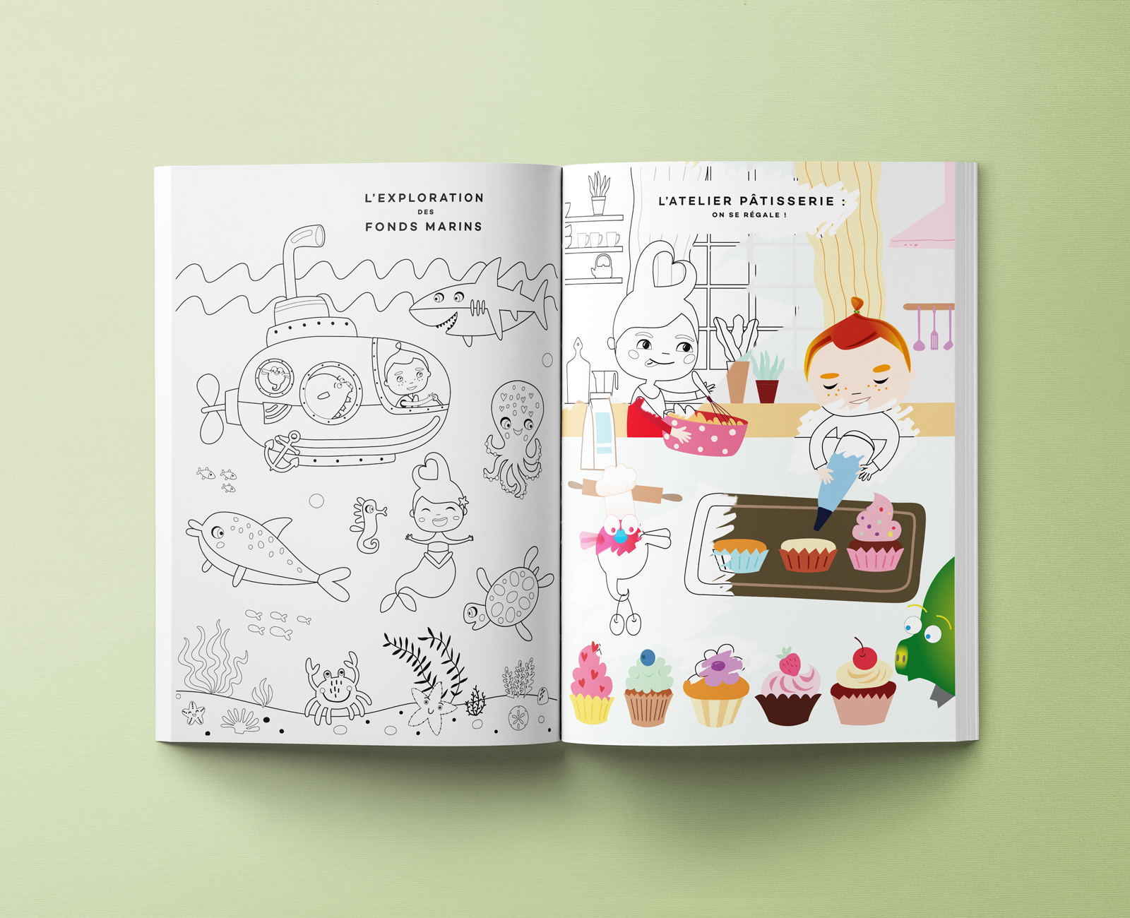 POP&CORN-Coloriage